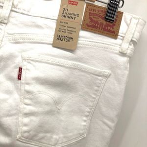 Levi's 311 Shaping Skinny White Jeans